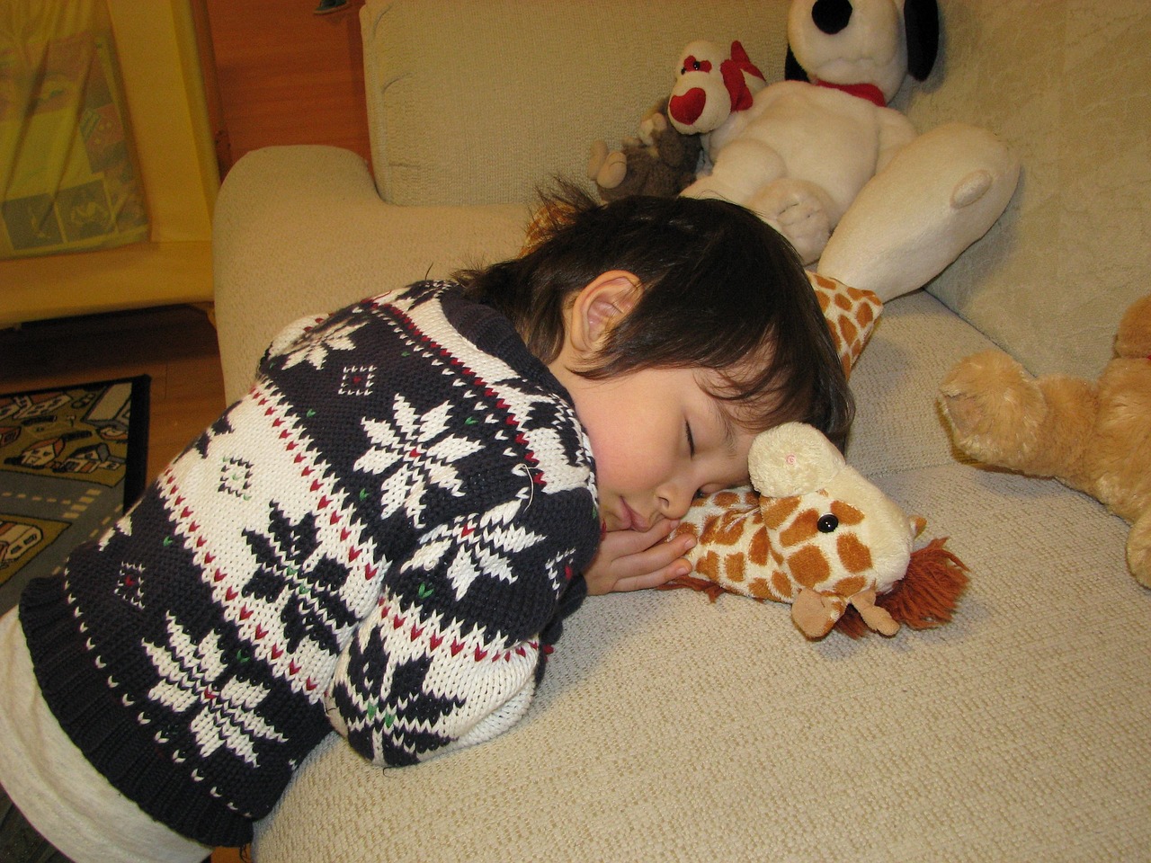 sleeping routine of autistic kid